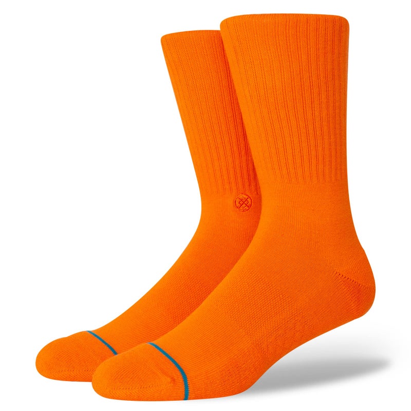 Stance Icon Socks - Orange - Large - Image 1